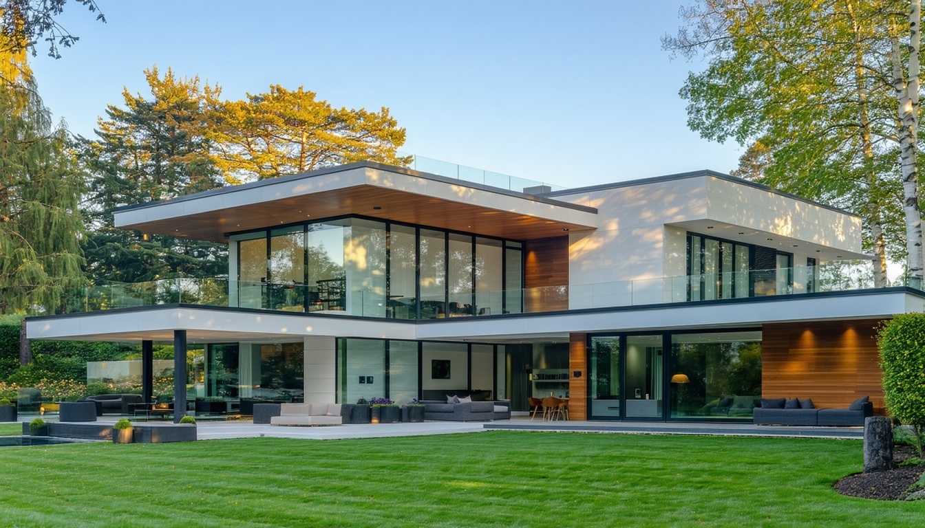 Modern home design with innovative architecture